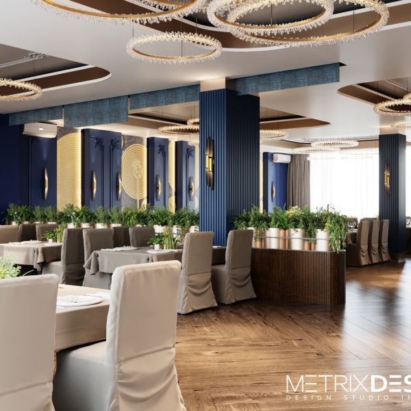 Проект ресторана Б А Я З Е Т - Metrix Design Сочи