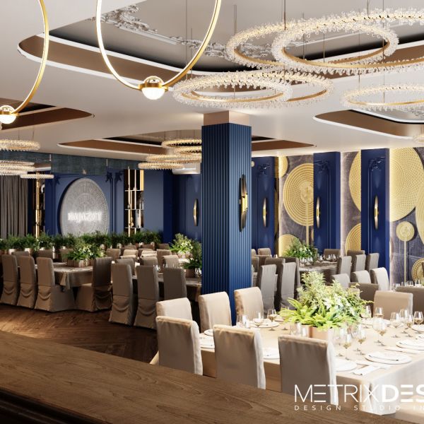 Проект ресторана Б А Я З Е Т - Metrix Design Сочи