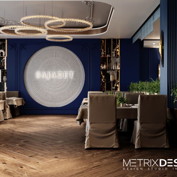 Проект ресторана Б А Я З Е Т - Metrix Design Сочи
