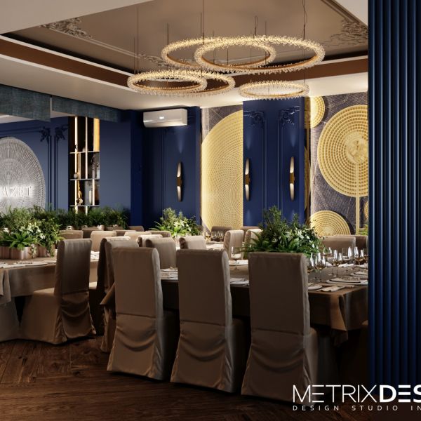 Проект ресторана Б А Я З Е Т - Metrix Design Сочи